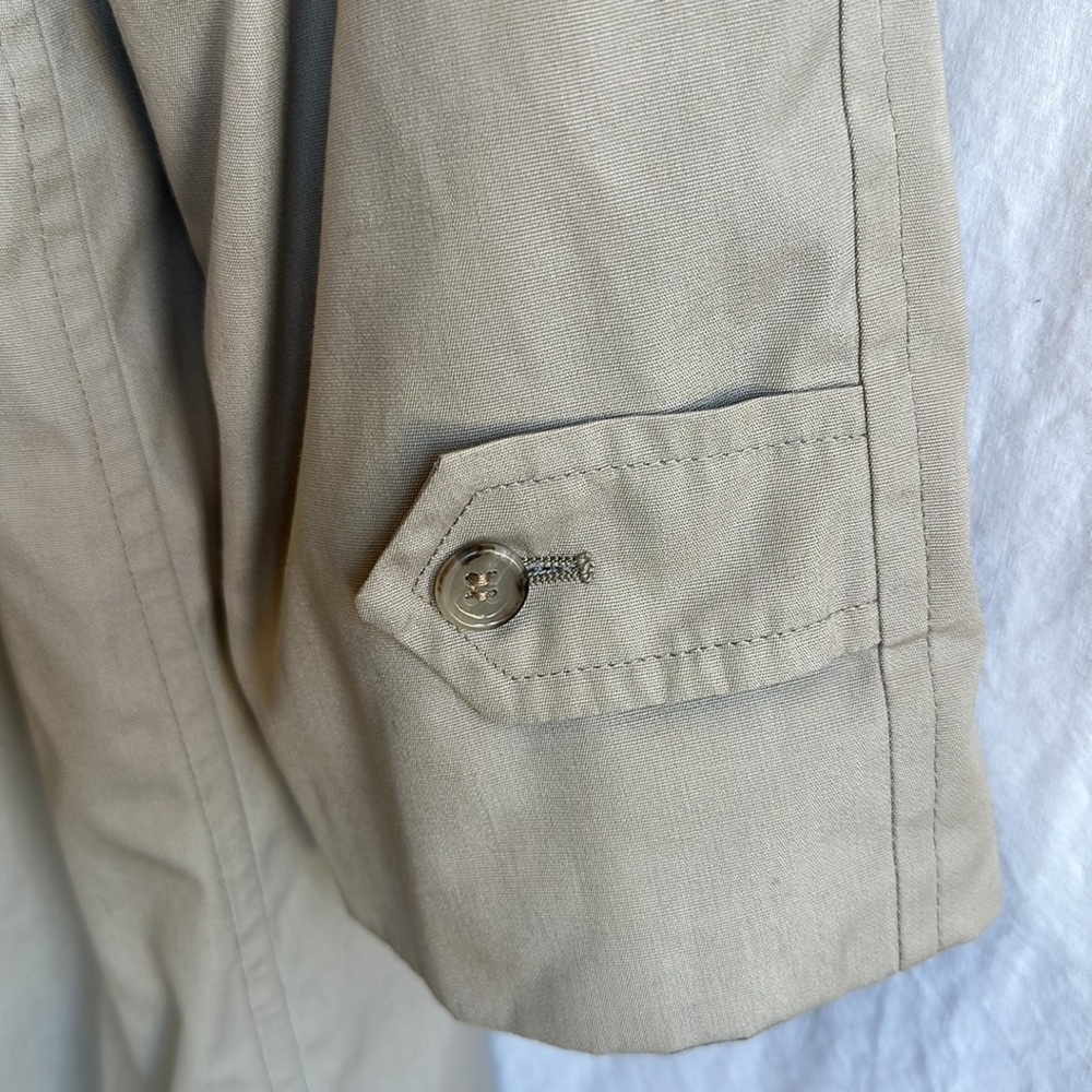 London Fog vintage classic beige coat with zip-in cold weather liner, 42 Reg - Picture 5 of 9